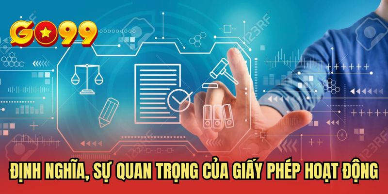 Định nghĩa, sự quan trọng của giấy phép hoạt động