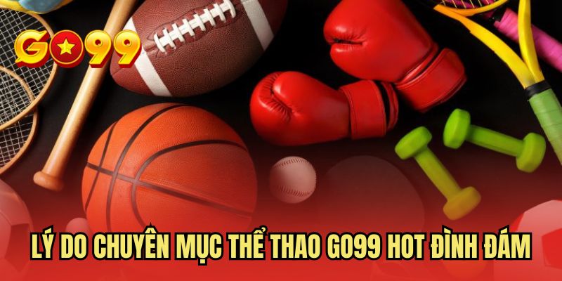 Lý do chuyên mục thể thao GO99 hot đình đám